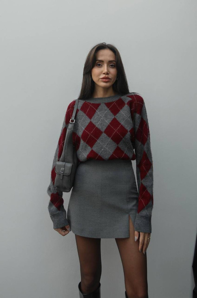 Теплий жіночий светр AMU-A4606T499 Теплий жіночий светр AMU-A4606T499