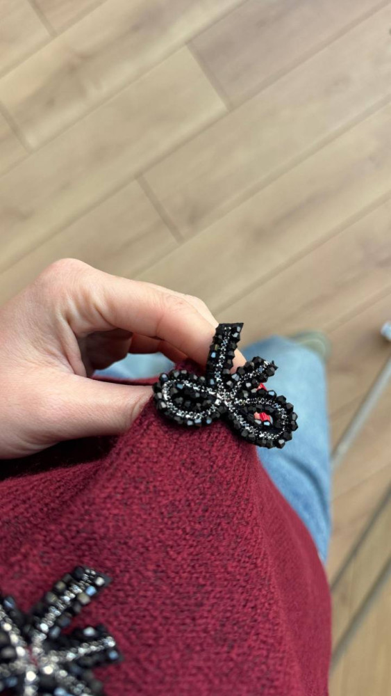 Кардиган із декоративними застібками AMU-A4575T670 Кардиган із декоративними застібками AMU-A4575T670