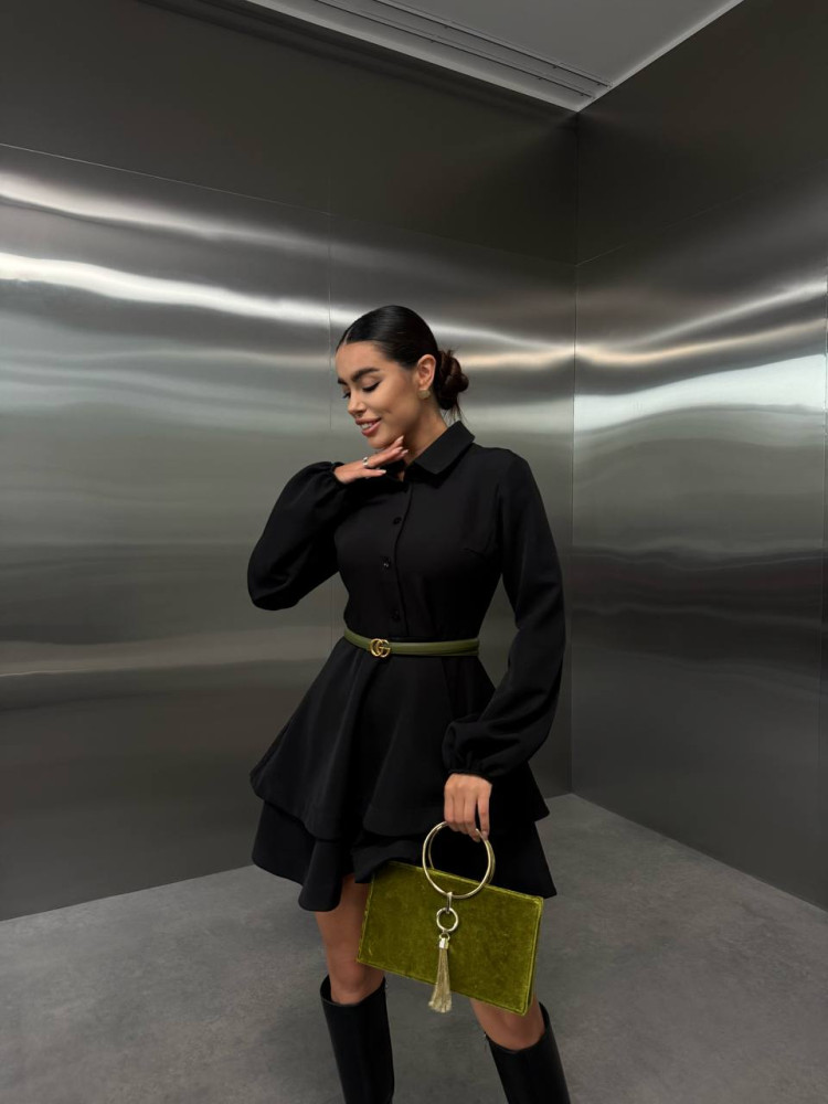 Женское платье с воланами RK-A887T550 Женское платье с воланами RK-A887T550