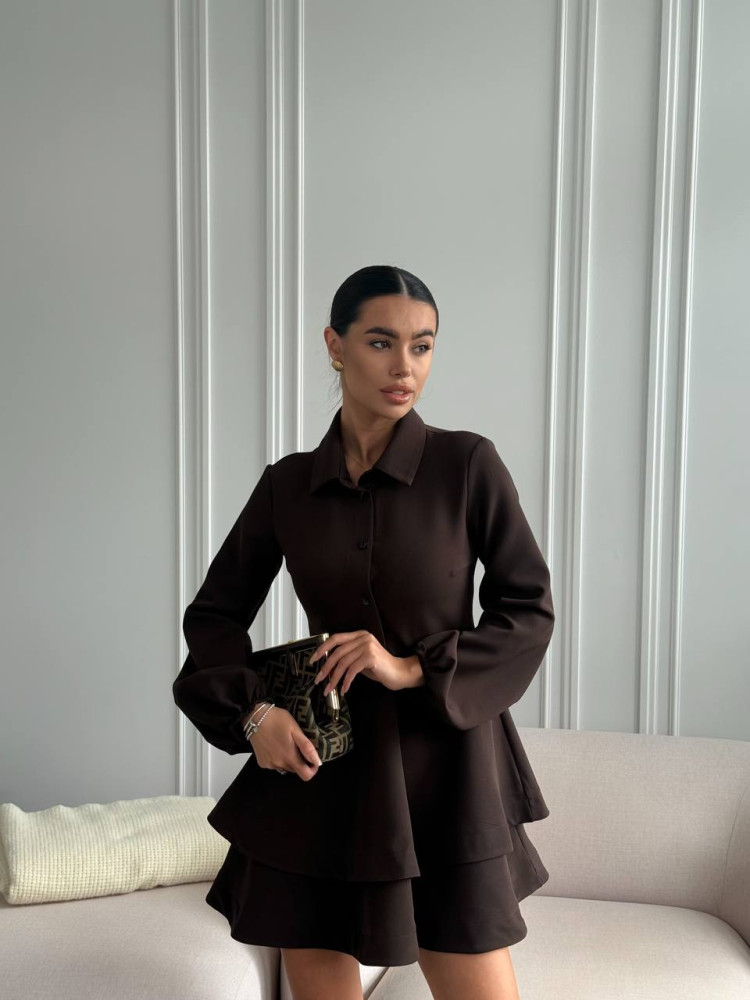 Женское платье с воланами RK-A887T550 Женское платье с воланами RK-A887T550