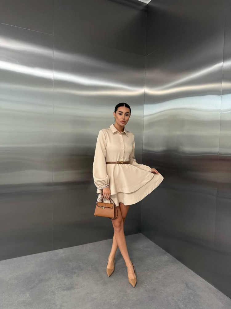 Женское платье с воланами RK-A887T550 Женское платье с воланами RK-A887T550