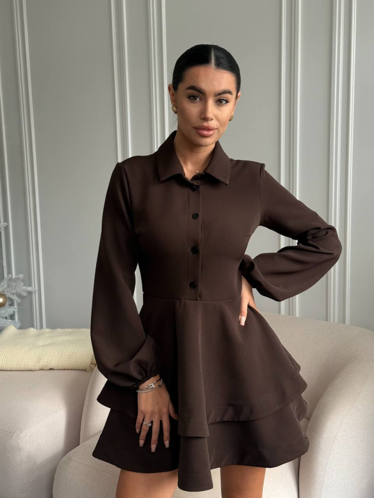 Женское платье с воланами RK-A887T550 Женское платье с воланами RK-A887T550