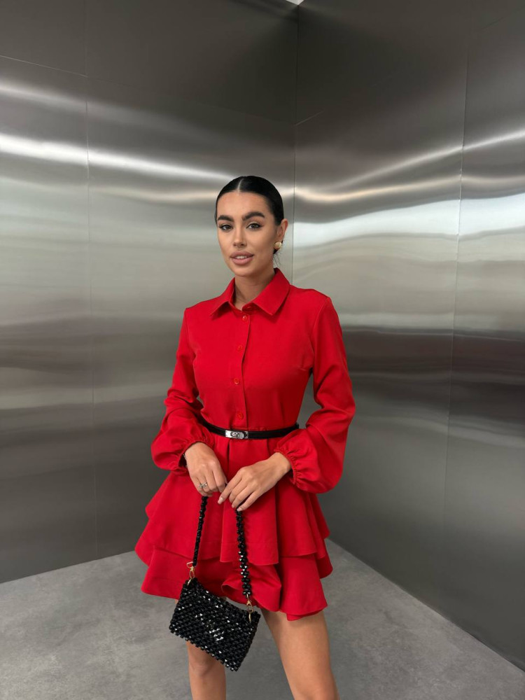 Женское платье с воланами RK-A887T550 Женское платье с воланами RK-A887T550