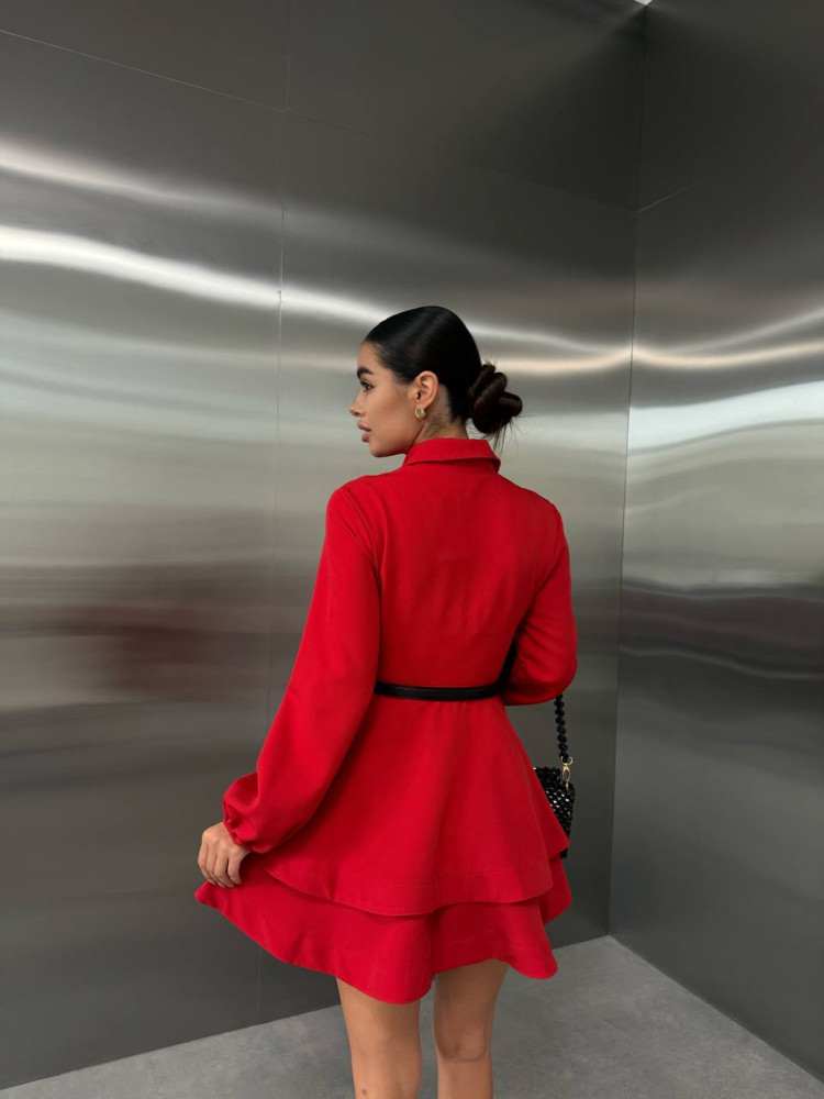 Женское платье с воланами RK-A887T550 Женское платье с воланами RK-A887T550