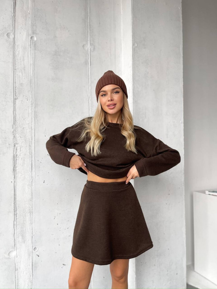 Теплый костюм с юбкой SF-A5679T650 Теплый костюм с юбкой SF-A5679T650