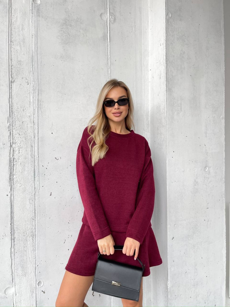 Теплый костюм с юбкой SF-A5679T650 Теплый костюм с юбкой SF-A5679T650