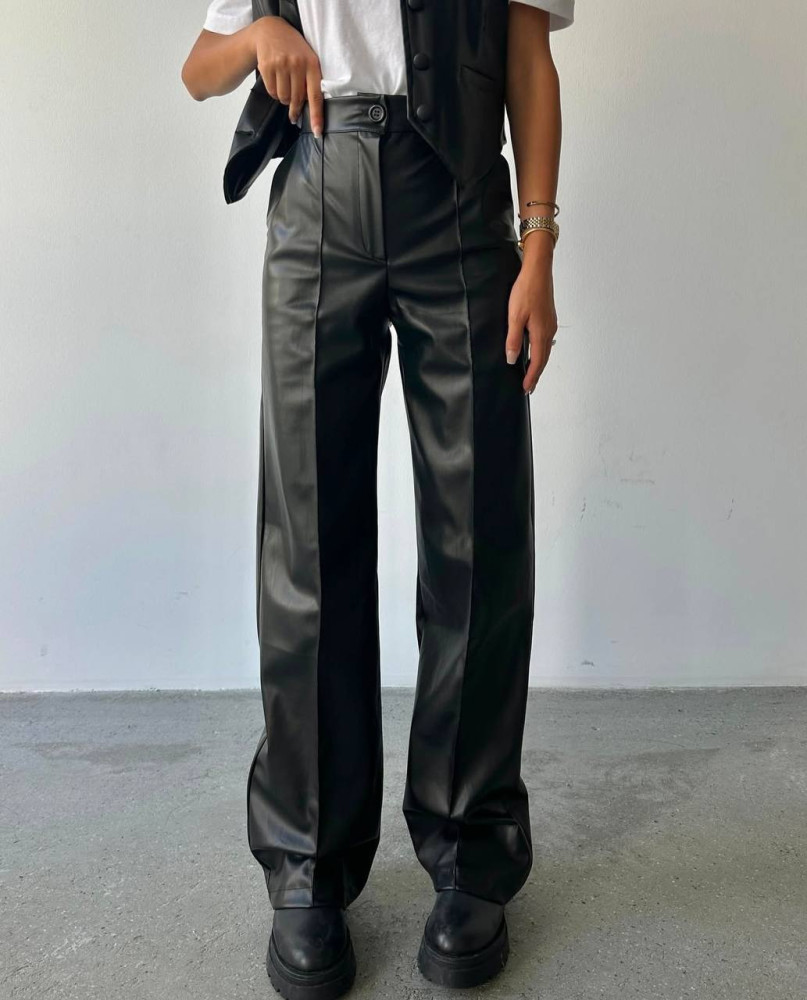 Брюки палаццо на флисе DMP-A386T350 Брюки палаццо на флисе DMP-A386T350