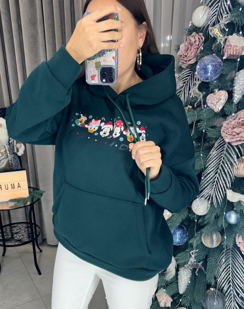 Оверсайз худи с принтом AMU-A353.1353T350 Оверсайз худи с принтом AMU-A353.1353T350