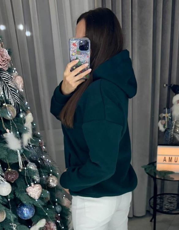 Оверсайз худи с принтом AMU-A353.1353T350 Оверсайз худи с принтом AMU-A353.1353T350