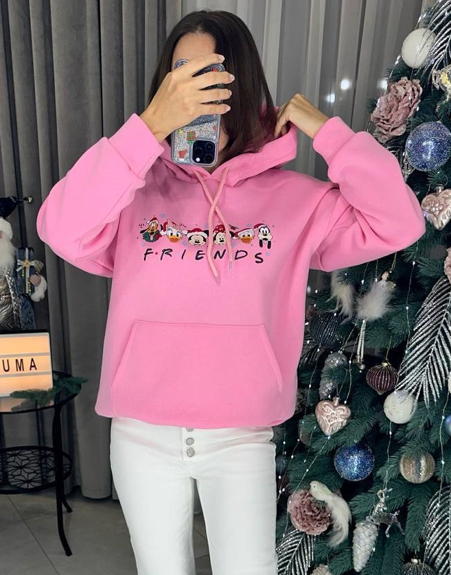 Оверсайз худи с принтом AMU-A353.1353T350 Оверсайз худи с принтом AMU-A353.1353T350