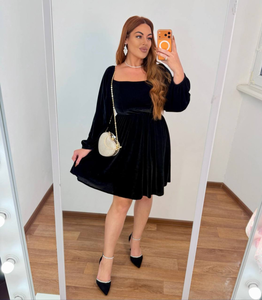 Красивое бархатное платье MA-N2152T550 Красивое бархатное платье MA-N2152T550