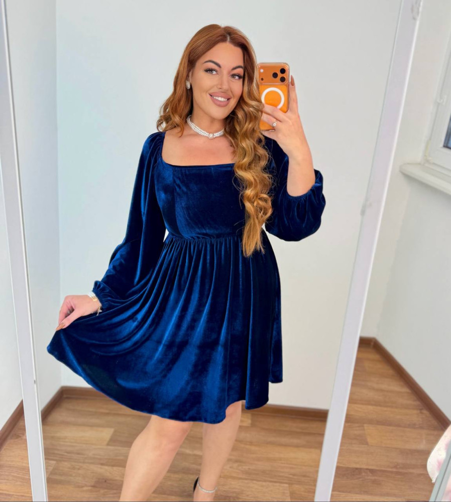 Красивое бархатное платье MA-N2152T550 Красивое бархатное платье MA-N2152T550