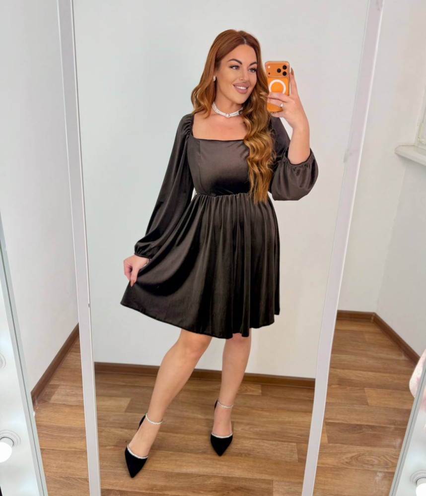 Красивое бархатное платье MA-N2152T550 Красивое бархатное платье MA-N2152T550