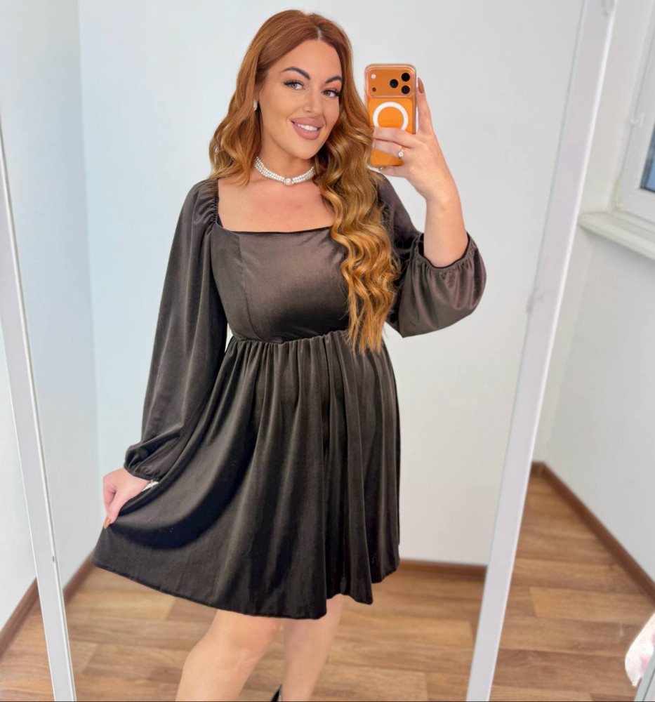 Красивое бархатное платье MA-N2152T550 Красивое бархатное платье MA-N2152T550