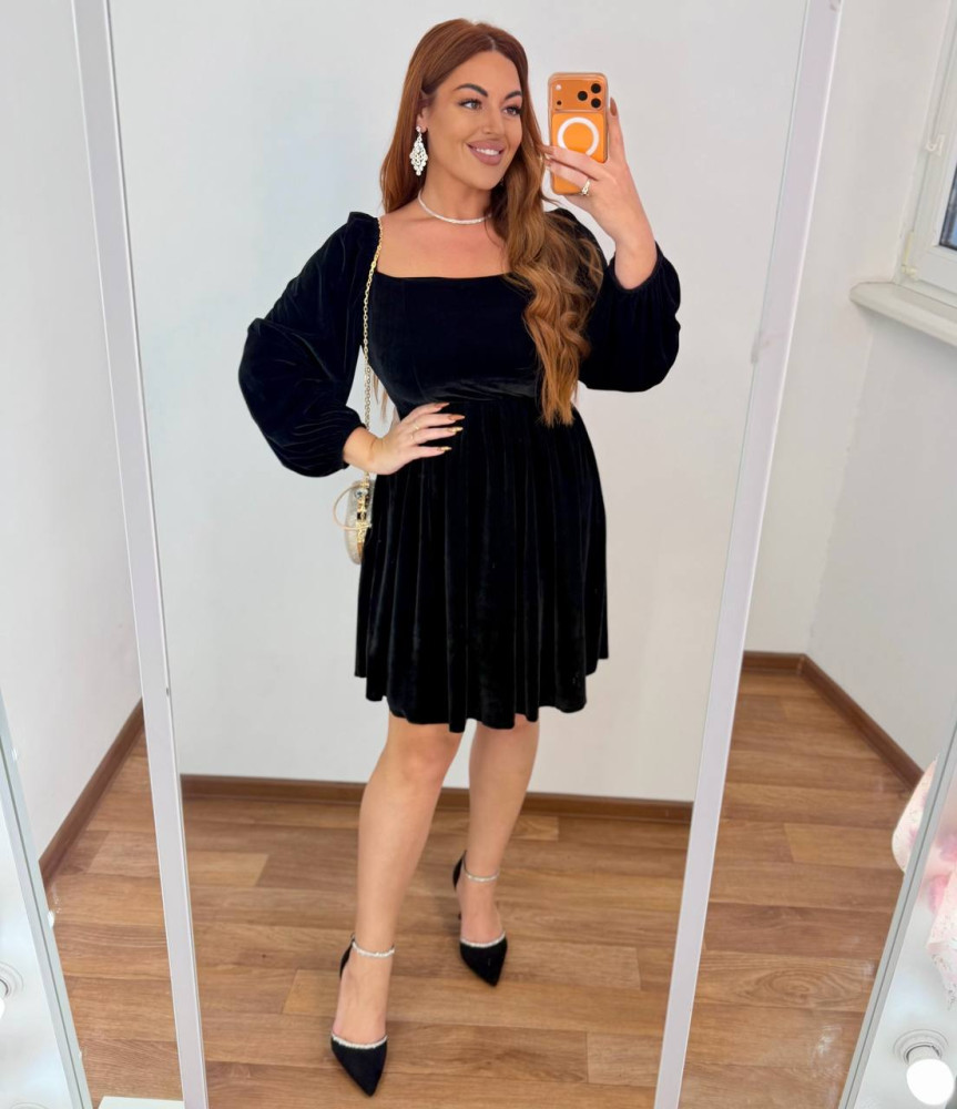 Красивое бархатное платье MA-N2152T550 Красивое бархатное платье MA-N2152T550