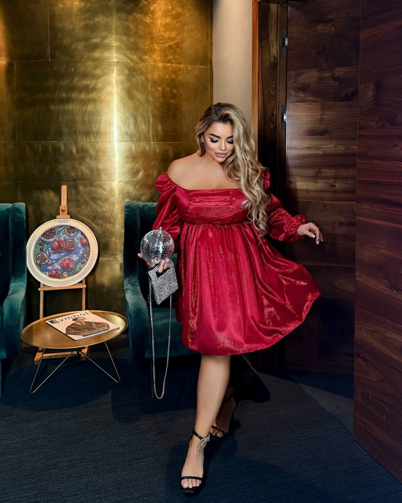 Праздничное блестящее платье MA-N2153T650 Праздничное блестящее платье MA-N2153T650