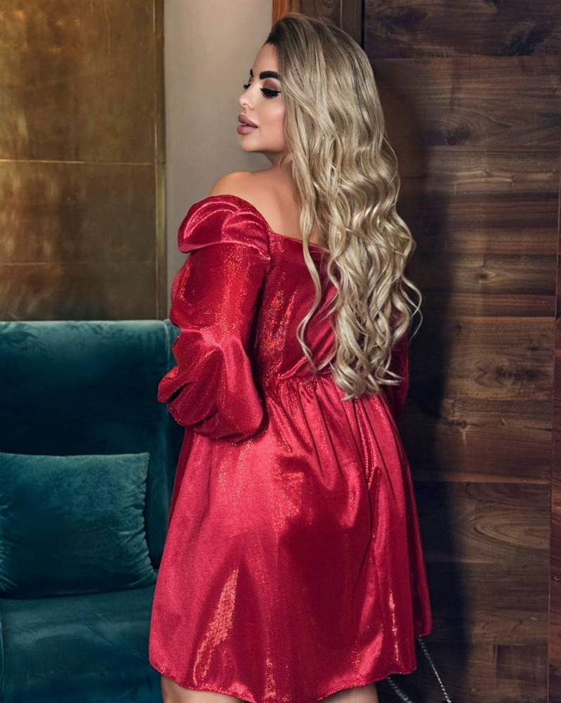 Праздничное блестящее платье MA-N2153T650 Праздничное блестящее платье MA-N2153T650