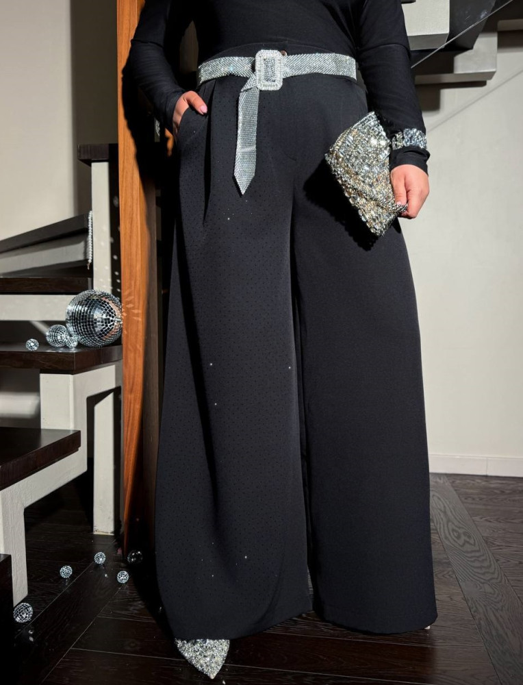 Брюки вечерние с камнями ANK-A72907.1T510 Брюки вечерние с камнями ANK-A72907.1T510