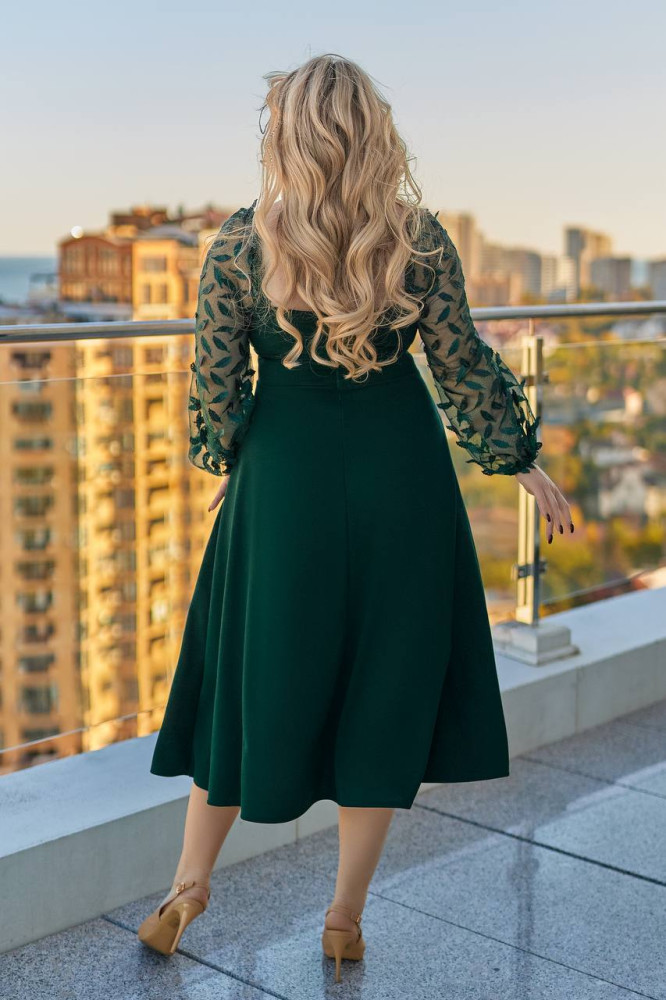 Элегантное платье миди EY-A645.1T29 Элегантное платье миди EY-A645.1T29