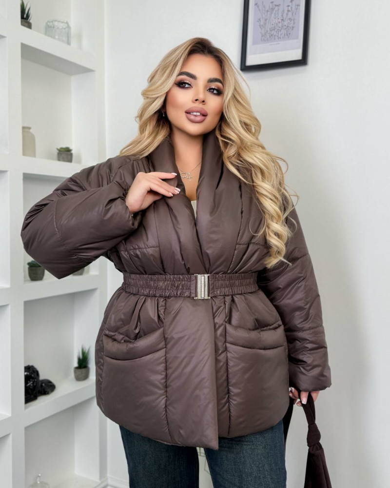 Теплая короткая куртка AB-A1839T24 Теплая короткая куртка AB-A1839T24