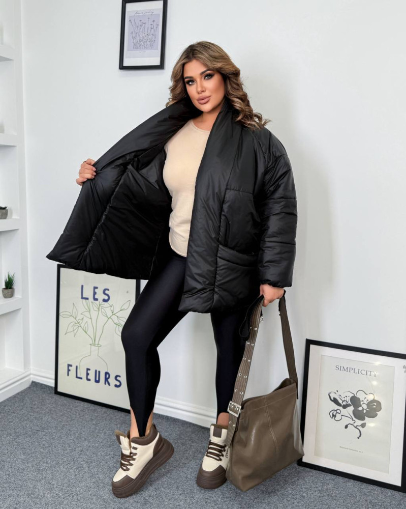 Теплая короткая куртка AB-A1839T24 Теплая короткая куртка AB-A1839T24