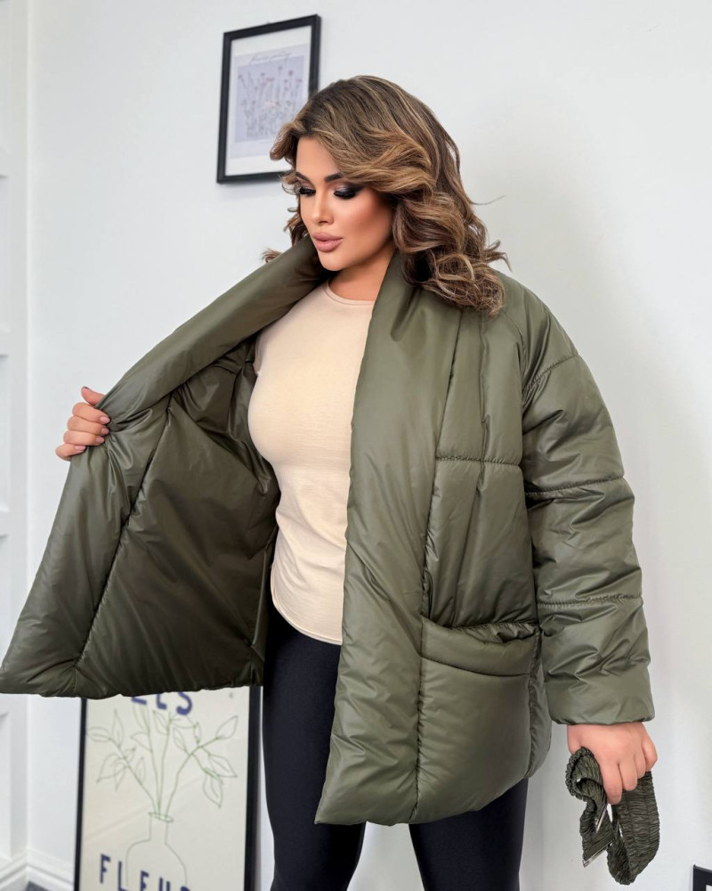 Теплая короткая куртка AB-A1839T24 Теплая короткая куртка AB-A1839T24