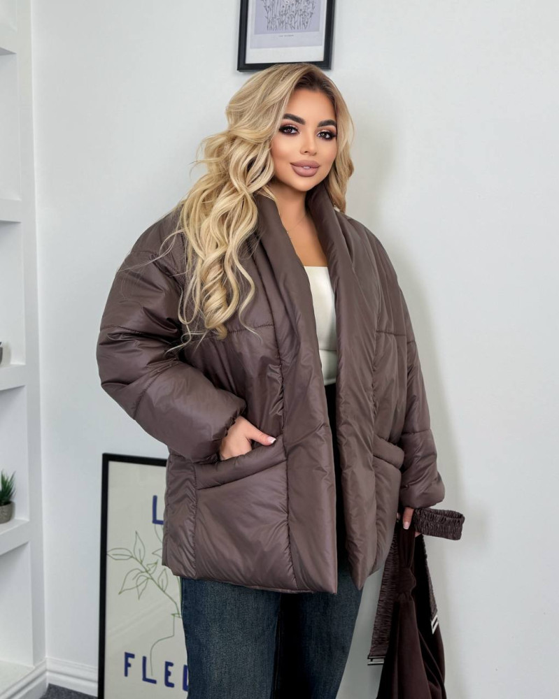 Теплая короткая куртка AB-A1839T24 Теплая короткая куртка AB-A1839T24