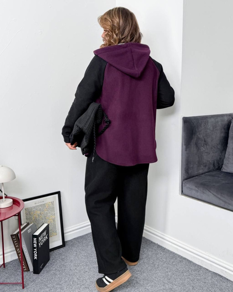 Теплый вельветовый костюм AD-A7881.1T700 Теплый вельветовый костюм AD-A7881.1T700