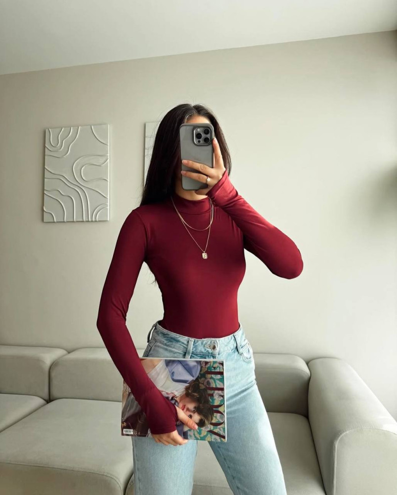 Базовый приталенный боди DMP-R1605T230 Базовый приталенный боди DMP-R1605T230