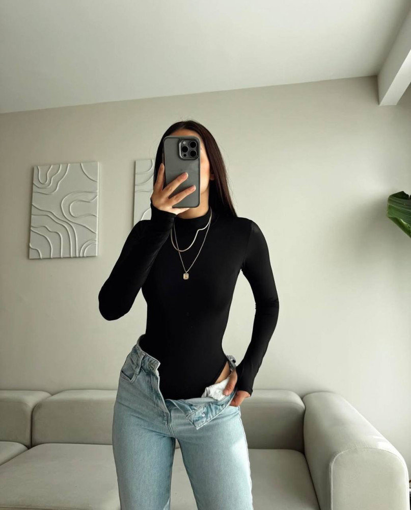 Базовый приталенный боди DMP-R1605T230 Базовый приталенный боди DMP-R1605T230