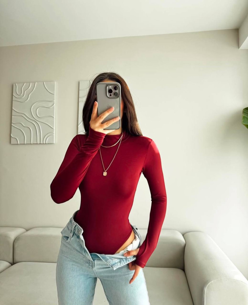 Базовый приталенный боди DMP-R1605T230 Базовый приталенный боди DMP-R1605T230