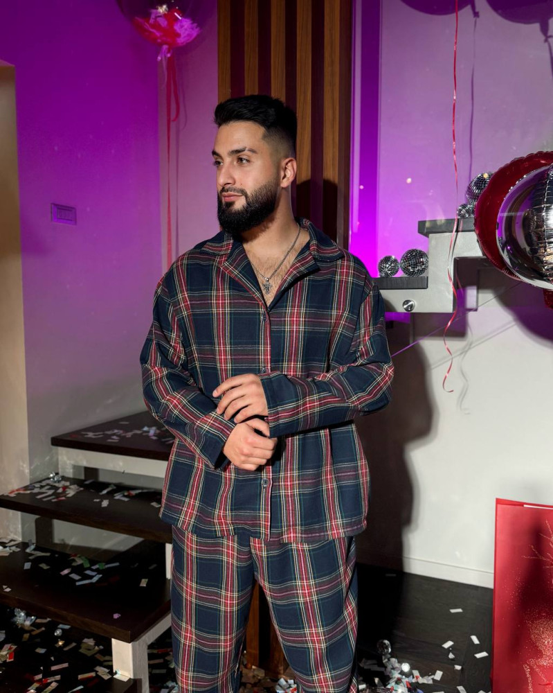 Байковая пижама унисекс AB-A1838.1T18 Байковая пижама унисекс AB-A1838.1T18