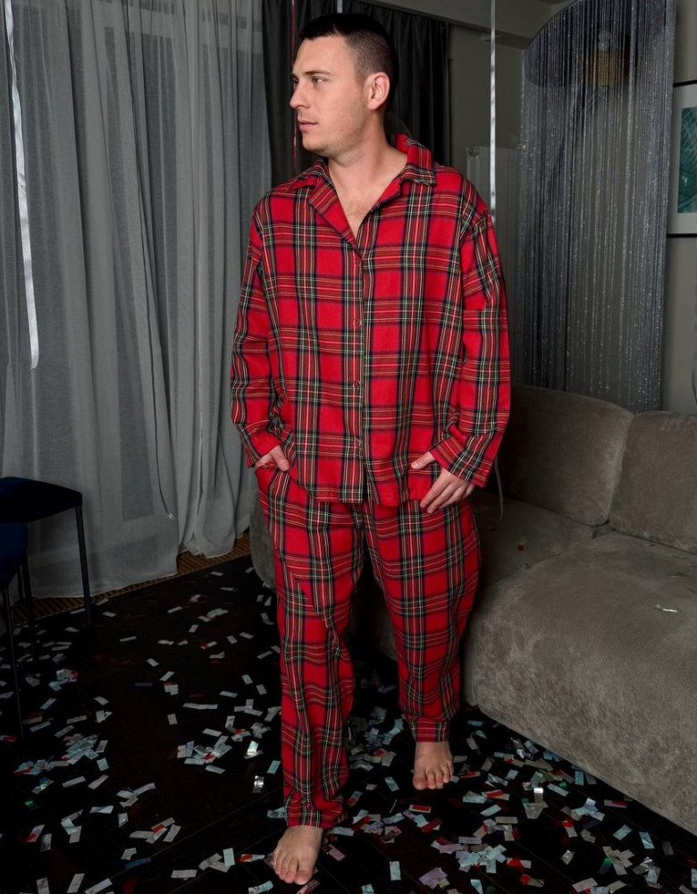 Байковая пижама унисекс AB-A1838.1T18 Байковая пижама унисекс AB-A1838.1T18