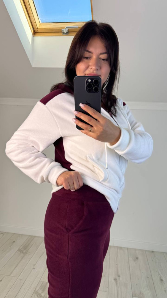 Флисовый женский спортивный костюм KG-A7898T690 Флисовый женский спортивный костюм KG-A7898T690