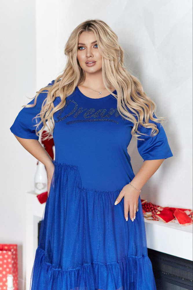 Платье с фатиновой юбкой VOJ-A1053T700 Платье с фатиновой юбкой VOJ-A1053T700