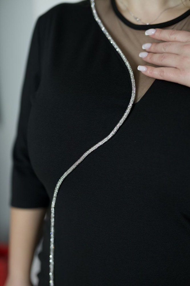 Нарядное приталенное платье VOJ-A1055T550 Нарядное приталенное платье VOJ-A1055T550