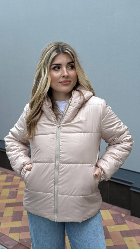 Женская короткая куртка с капюшоном AB-A1771T18 Женская короткая куртка с капюшоном AB-A1771T18