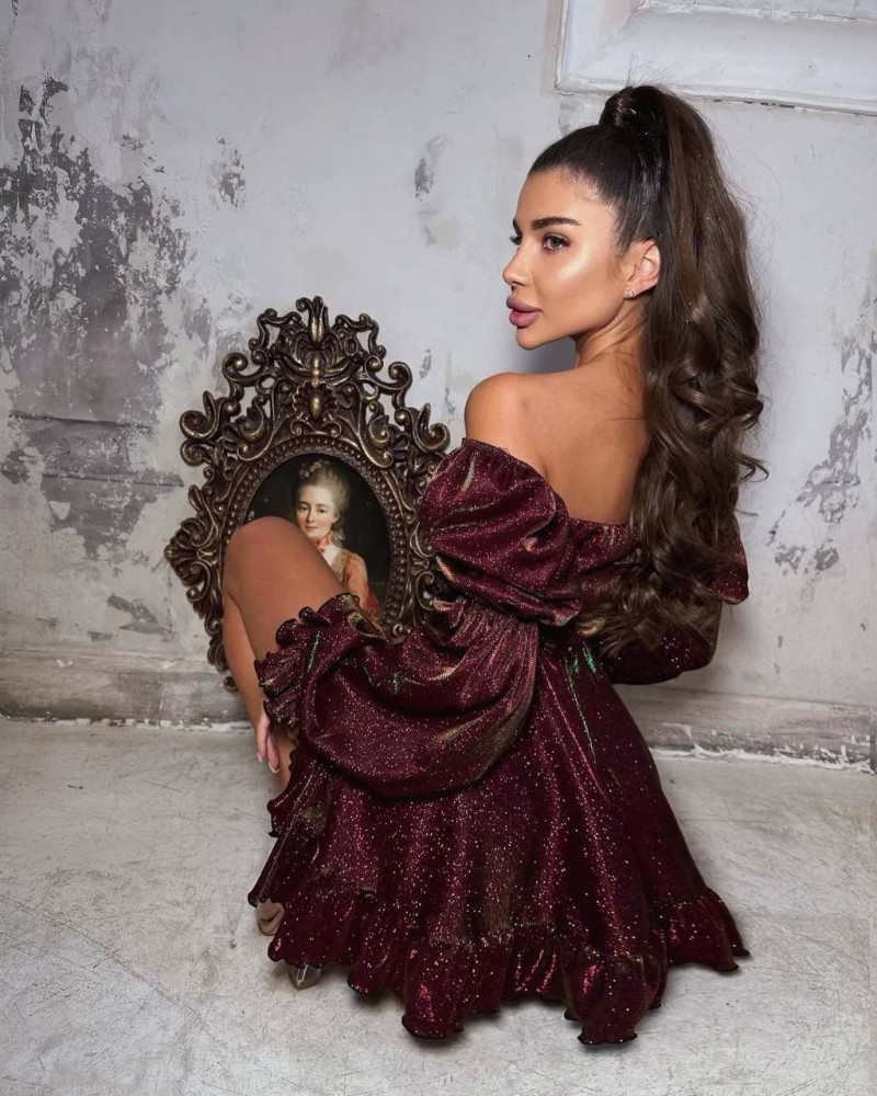 Нарядное люрексовое платье YLM-A655T560 Нарядное люрексовое платье YLM-A655T560