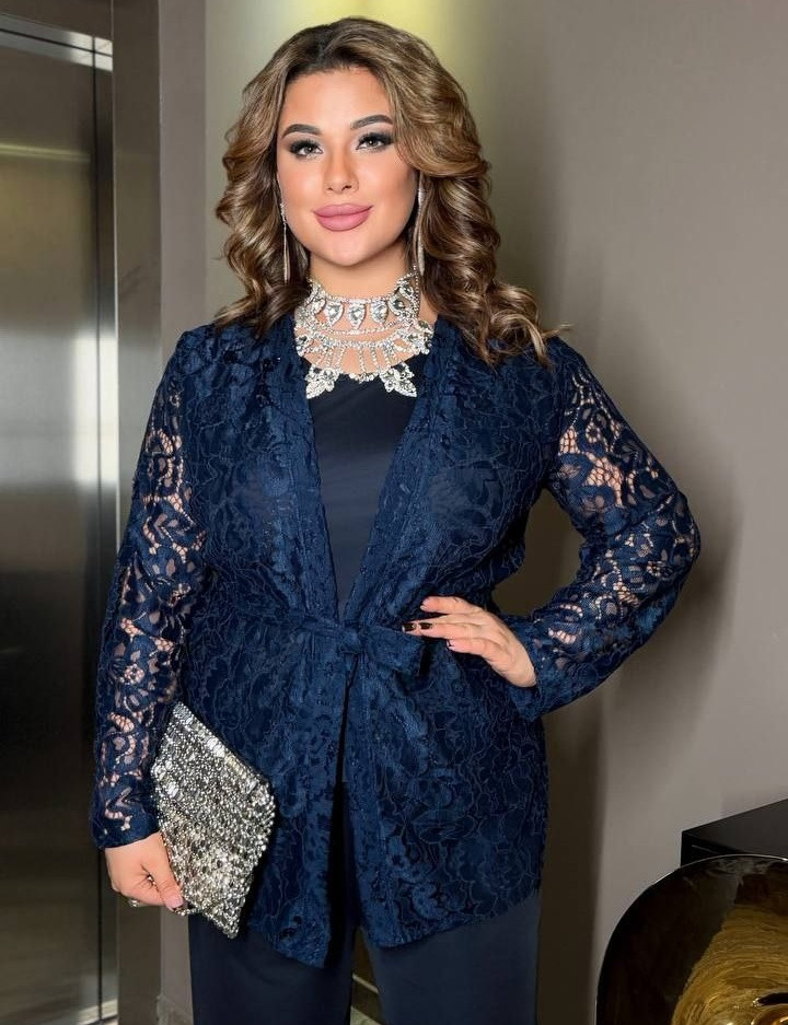 Праздничный кардиган с вшитым поясом AD-A7898.1T320 Праздничный кардиган с вшитым поясом AD-A7898.1T320