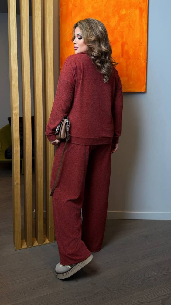 Стильный ангоровый костюм двойка AD-A7896.1T360 Стильный ангоровый костюм двойка AD-A7896.1T360