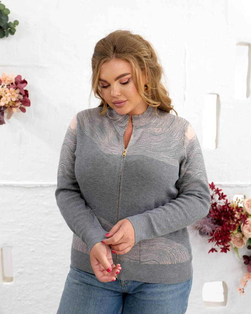 Женская кофта на молнии MAX-A633T650 Женская кофта на молнии MAX-A633T650