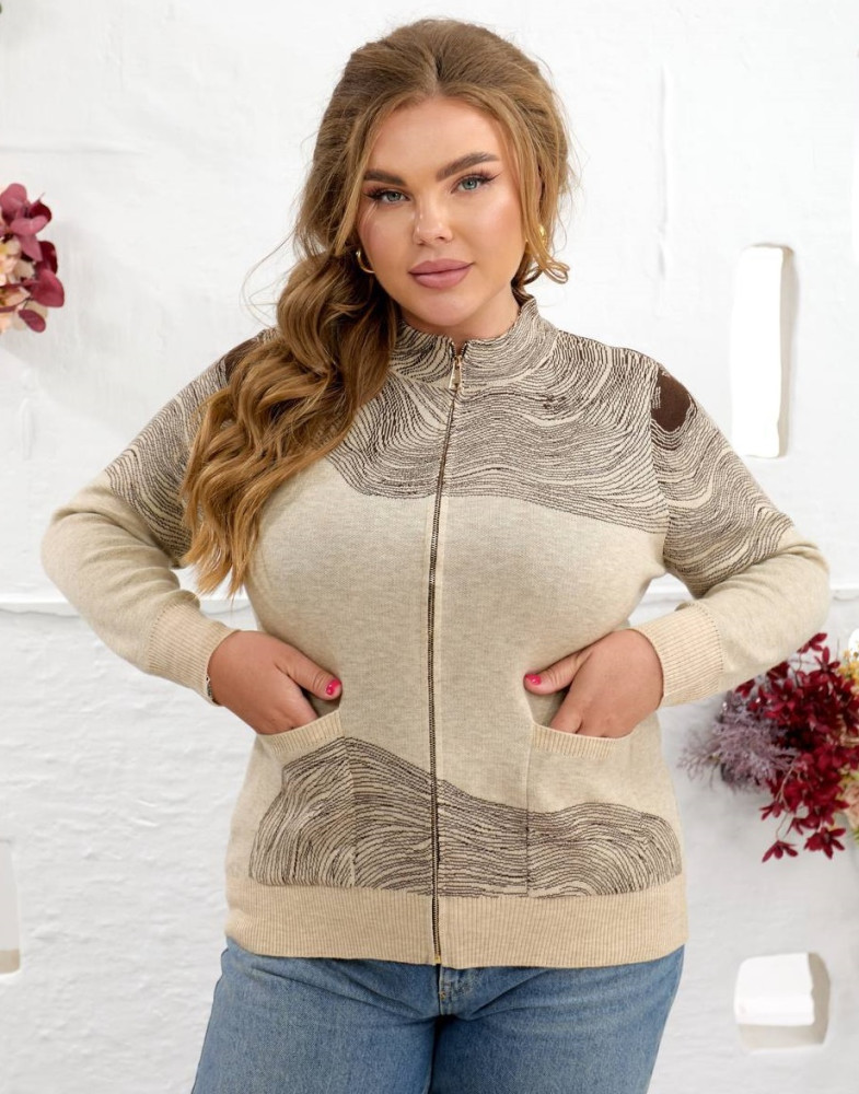 Женская кофта на молнии MAX-A633T650 Женская кофта на молнии MAX-A633T650