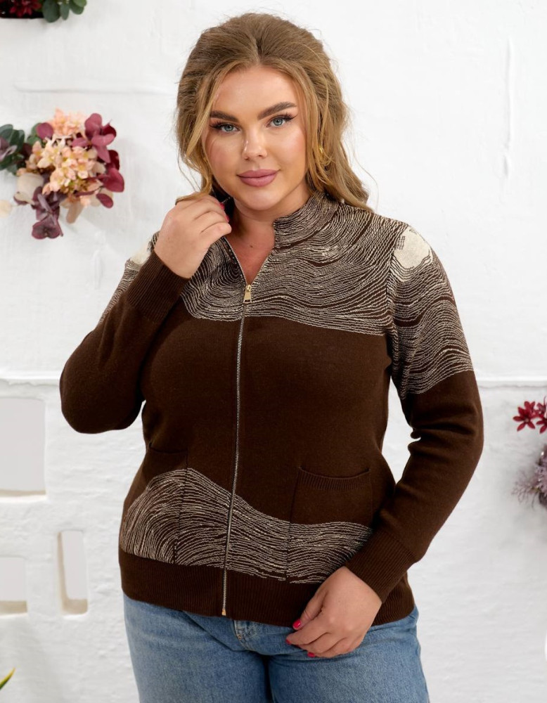 Женская кофта на молнии MAX-A633T650 Женская кофта на молнии MAX-A633T650