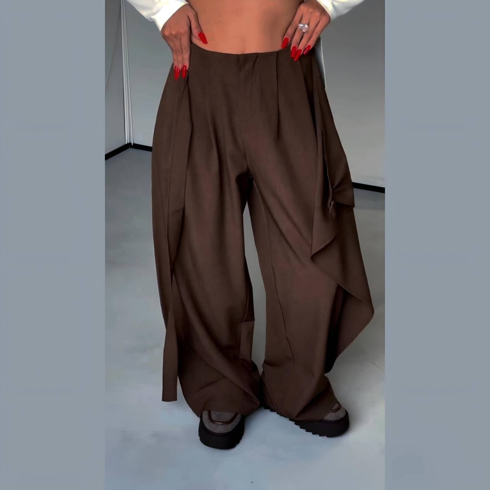 Брюки-султанки с запахом спереди KC-A0519T500 Брюки-султанки с запахом спереди KC-A0519T500