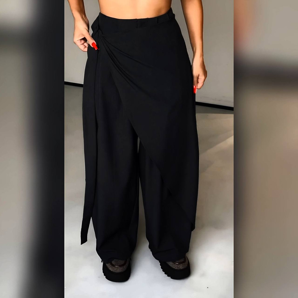 Брюки-султанки с запахом спереди KC-A0519T500 Брюки-султанки с запахом спереди KC-A0519T500