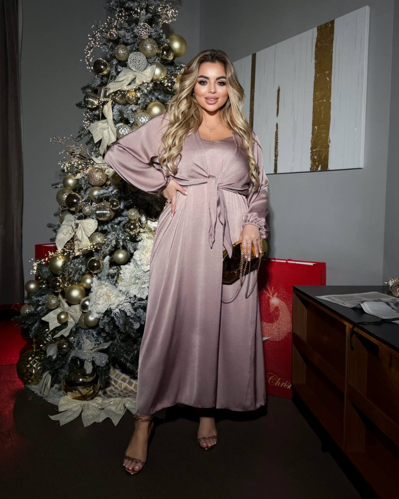 Длинное платье с накидкой ET-A8933T750 Длинное платье с накидкой ET-A8933T750