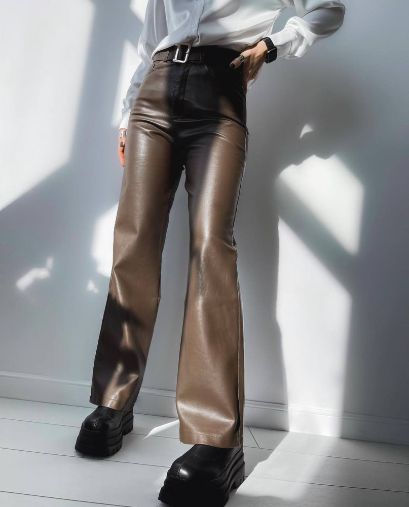 Кожаные штаны на флисе DMP-A1567T340 Кожаные штаны на флисе DMP-A1567T340