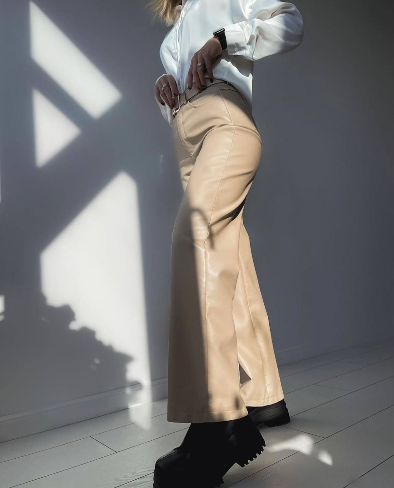 Кожаные штаны на флисе DMP-A1567T340 Кожаные штаны на флисе DMP-A1567T340