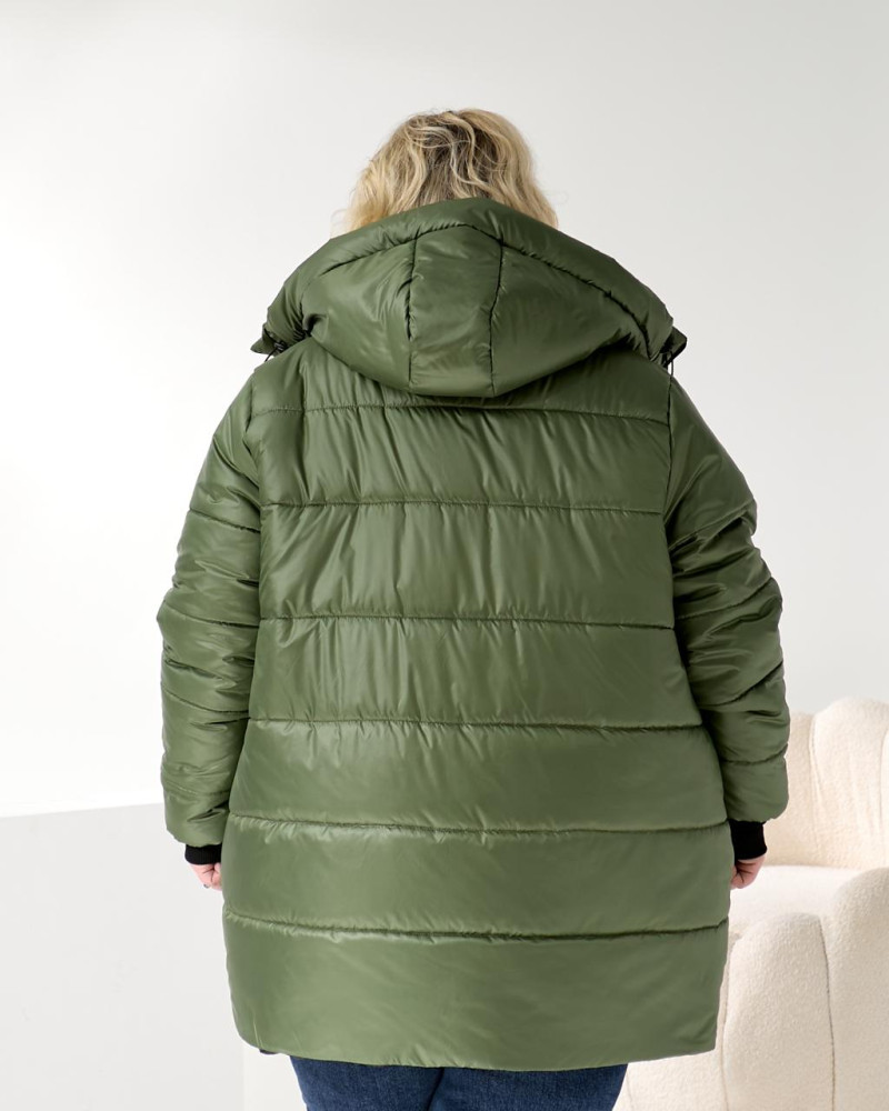 Удлиненная теплая куртка DV-R4428T1200 Удлиненная теплая куртка DV-R4428T1200