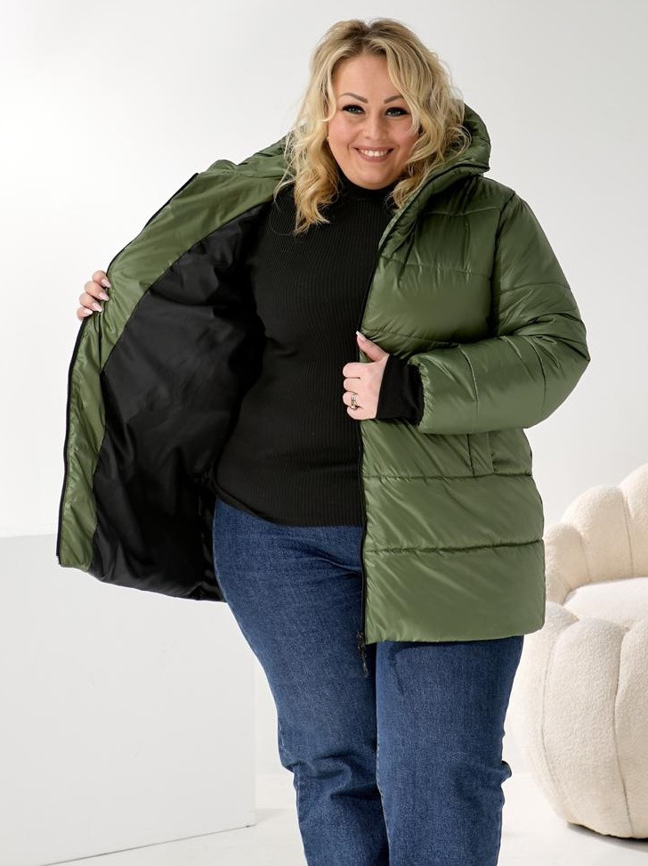 Удлиненная теплая куртка DV-R4428T1200 Удлиненная теплая куртка DV-R4428T1200